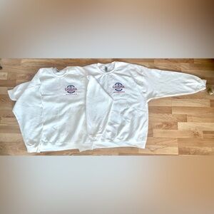 BENJAMIN MOORE GILDAN CATALINA PAINT HEAVY BLEND WHITE LOGO SWEATSHIRTS SZ 2XL